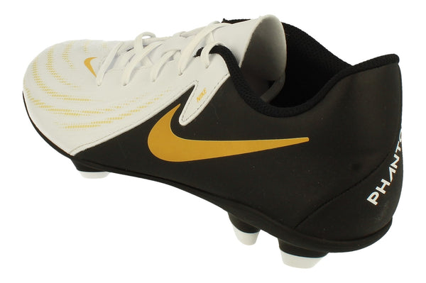 Nike Phantom Gx II Club Fg/Mg Mens Football Boots Fj2557 100 - White Black Metallic Gold Coin 100 - Photo 0