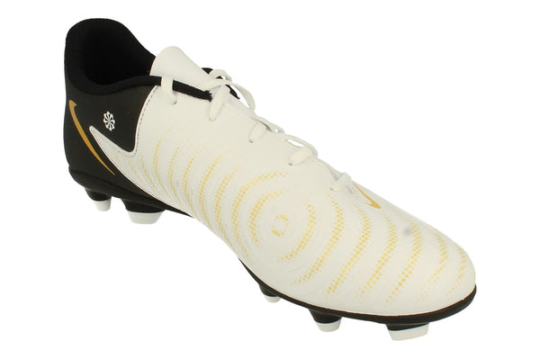 Nike Phantom Gx II Club Fg/Mg Mens Football Boots Fj2557 100 - White Black Metallic Gold Coin 100 - Photo 0