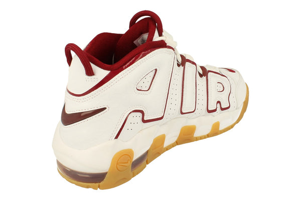 Nike Air More Uptempo GS Trainers Fj2846 100 - White Team Red Gum Light Brown 100 - Photo 0