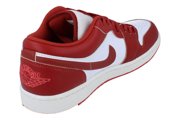 Nike Air Jordan 1 Low SE Mens Trainers Fj3459  160 - White Dune Red Lobster Sail 160 - Photo 0
