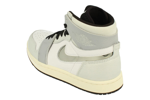 Nike Air Jordan 1 Zm Air Cmft Womens Trainers Fj4652 Sneaker Shoes 100 - White Metallic Silver 100 - Photo 0