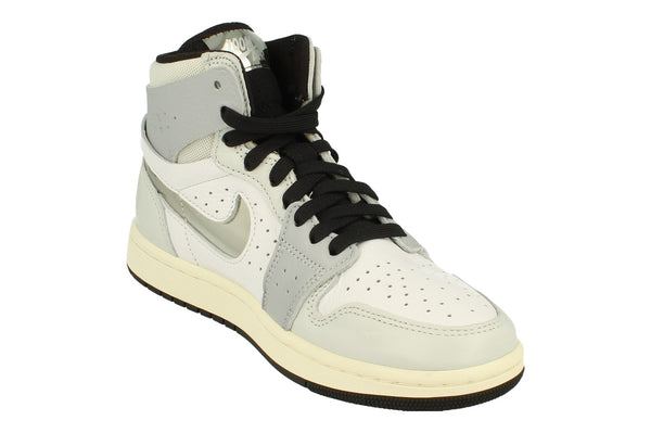 Nike Air Jordan 1 Zm Air Cmft Womens Trainers Fj4652 Sneaker Shoes 100 - White Metallic Silver 100 - Photo 0