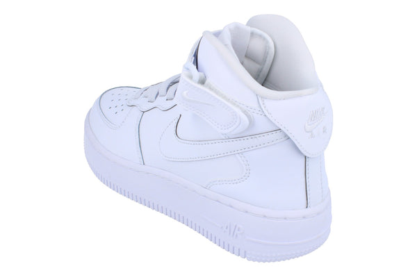 Nike Air Force 1 Mid Easyon GS Trainers Fn1193 111 - White White White 111 - Photo 0