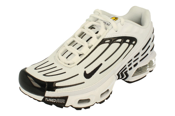 Nike Air Max Plus 3 GS Trainers Fn3845  100 - White Black Chile Red 100 - Photo 0