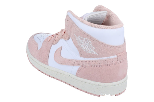 Nike Air Jordan 1 Mid SE Mens Trainers Fn5215  161 - White Legend Pink Sail 161 - Photo 0