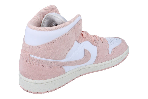 Nike Air Jordan 1 Mid SE Mens Trainers Fn5215  161 - White Legend Pink Sail 161 - Photo 0