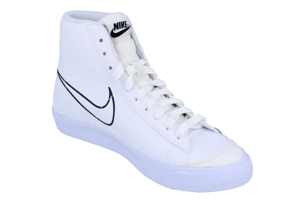 Nike Blazer Mid NN GS Trainers Fn7788  100 - White Black Bright Mandarin 100 - Photo 0