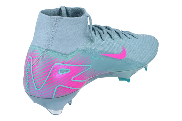 Nike Zoom Superfly 10 Elite FG Mens Football Boots FQ1454 301 - Ocean Cube Pink Blast 301 - Photo 0