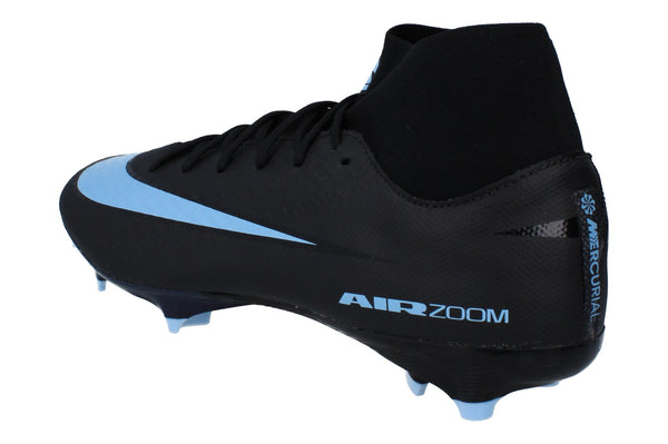 Nike Zoom Superfly 10 Academy Fg/Mg Mens Football Boots Fq1456 Soccer Cleats  001 - Black Ice Blue 001 - Photo 0