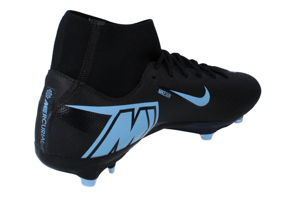Nike Zoom Superfly 10 Academy Fg/Mg Mens Football Boots Fq1456 Soccer Cleats  001 - Black Ice Blue 001 - Photo 0