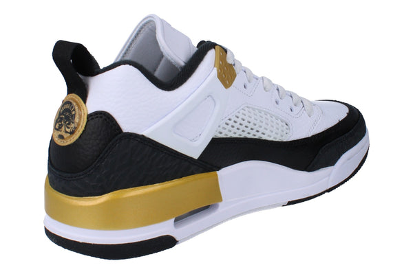 Nike Air Jordan Spizike Low Mens Basketball Trainers Fq1759 108 - White Black Metallic Gold 108 - Photo 0