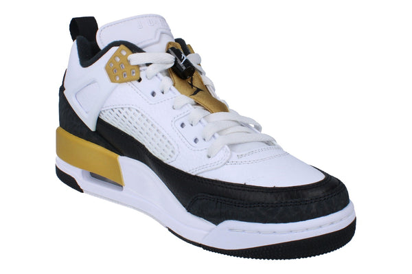 Nike Air Jordan Spizike Low Mens Basketball Trainers Fq1759 108 - White Black Metallic Gold 108 - Photo 0