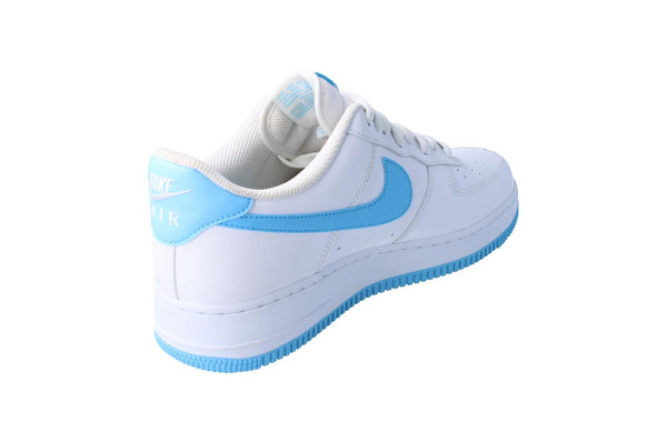 Nike Air Force 1 07 Mens Trainers Fq4296  100 - White Aquarius Blue 100 - Photo 0