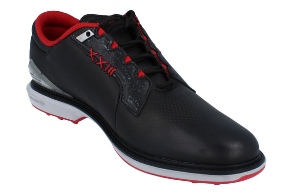 Nike Air Jordan Adg 5 Mens Golf Shoes Fq6642  001 - Black Fire Red Metallic Silver 001 - Photo 0