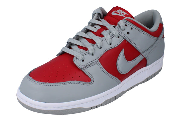 Nike Dunk Low QS Mens Trainers Fq6965 600 - Varsity Red Silver White 600 - Photo 0