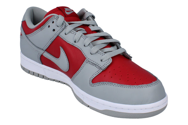 Nike Dunk Low QS Mens Trainers Fq6965 600 - Varsity Red Silver White 600 - Photo 0