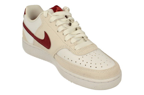 Nike Court Vision Lo Womens Trainers Fq7628  100 - White Team Red 100 - Photo 0