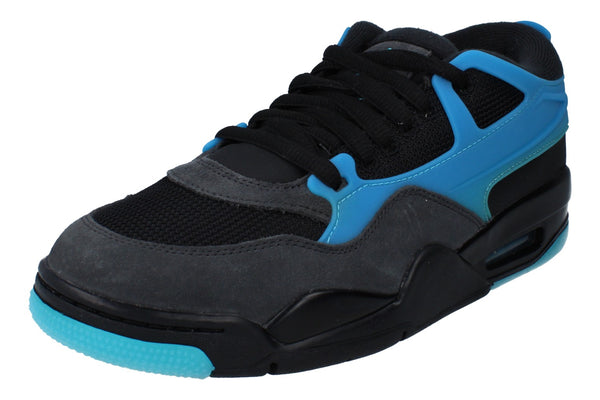 Nike Air Jordan 4 Rm Mens Basketball Trainers Fq7939 040 - Black Gamma Blue Anthracite 040 - Photo 0