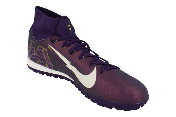 Nike Zm Superfly 10 Academy Km Tf Mens Football Boots Fq8333 Trainers 500 - Grand Purple Pale Ivory 500 - Photo 0