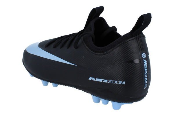 Nike Junior Zoom Vapor 16 Academy AG Football Boots Fq8403 001 - Black Ice Blue 001 - Photo 0