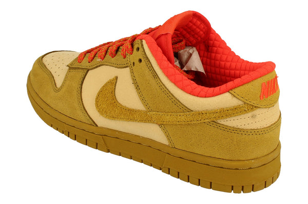 Nike Womens Dunk Low Trainers Fq8897  252 - Sesame Bronze Picante Red 252 - Photo 0