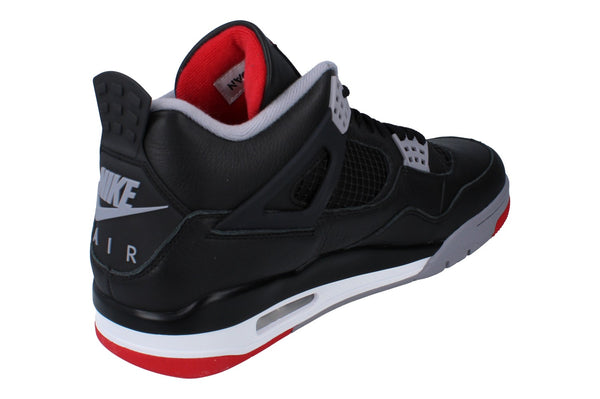 Nike Air Jordan 4 Retro Mens Trainers Fv5029 006 - Black Fire Red Cement Grey 006 - Photo 0