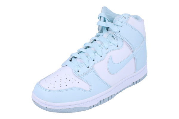 Nike Womens Dunk High NN Trainers Fv5960  100 - White Glacier Blue White 100 - Photo 0