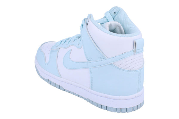 Nike Womens Dunk High NN Trainers Fv5960  100 - White Glacier Blue White 100 - Photo 0