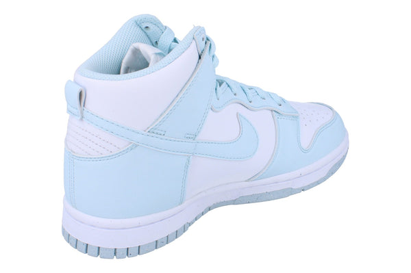Nike Womens Dunk High NN Trainers Fv5960  100 - White Glacier Blue White 100 - Photo 0