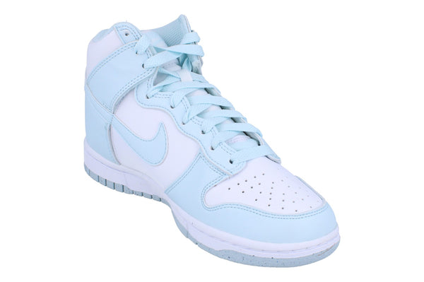 Nike Womens Dunk High NN Trainers Fv5960  100 - White Glacier Blue White 100 - Photo 0
