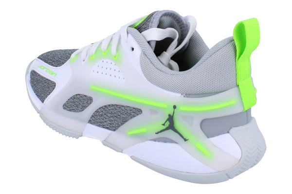 Nike Womens Air Jordan Heir Basketball Trainers Fz2471  103 - Sail Wolf Grey Electric Green 103 - Photo 0
