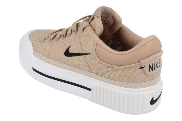 Nike Womens Court Legacy Lift Trainers Fz2606  200 - Hemp Black Sail Sanddrift 200 - Photo 0