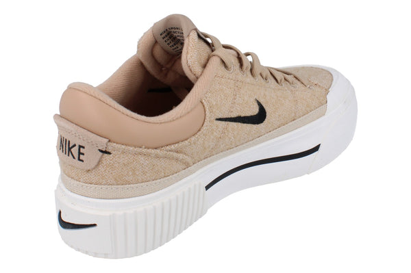 Nike Womens Court Legacy Lift Trainers Fz2606  200 - Hemp Black Sail Sanddrift 200 - Photo 0