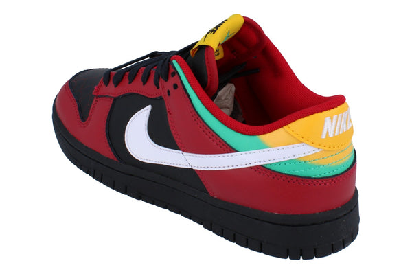 Nike Dunk Low Retro Ltd Mens Trainers Fz3057  001 - Black White Gym Red 001 - Photo 0