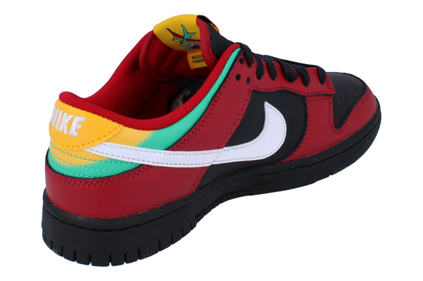 Nike Dunk Low Retro Ltd Mens Trainers Fz3057  001 - Black White Gym Red 001 - Photo 0