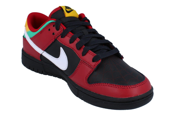 Nike Dunk Low Retro Ltd Mens Trainers Fz3057  001 - Black White Gym Red 001 - Photo 0