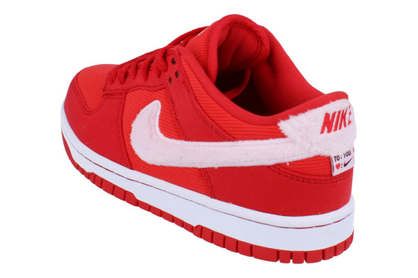 Nike Dunk Low GS Trainers Fz3548 612 - Fire Red Pink Foam Light Crimson 612 - Photo 0