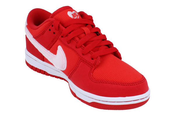 Nike Dunk Low GS Trainers Fz3548 612 - Fire Red Pink Foam Light Crimson 612 - Photo 0