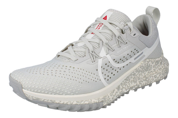 Nike Womens React Pegasus Trail 4 Running Trainers Fz3778 072 - Light Bone Sail University Red 072 - Photo 0