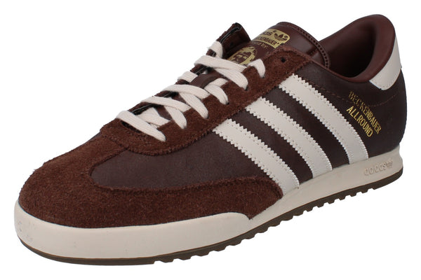 Adidas Originals Beckenbauer Mens Trainers  G96460 - Brown Beige Gum G96460 - Photo 0