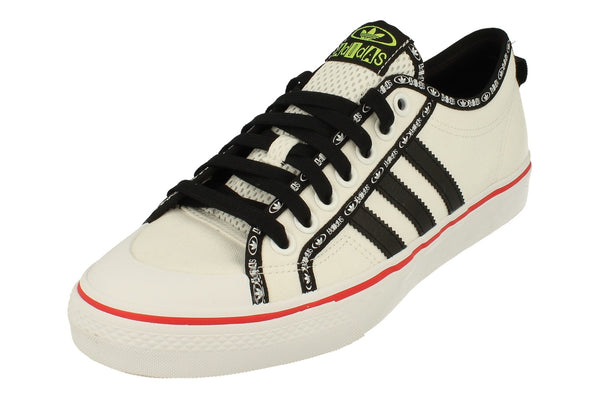 Adidas Originals Nizza Mens Trainers Sneakers  GX6093 - White Black Red Gx6093 - Photo 0