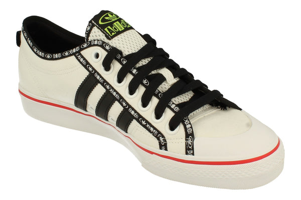 Adidas Originals Nizza Mens Trainers Sneakers  GX6093 - White Black Red Gx6093 - Photo 0