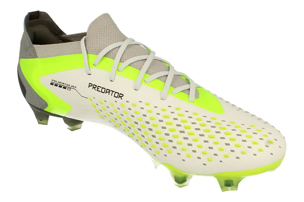 Adidas Predator Accuracy.1 L FG Mens Football Boots  GZ0032 - White Black Lime Gz0032 - Photo 0