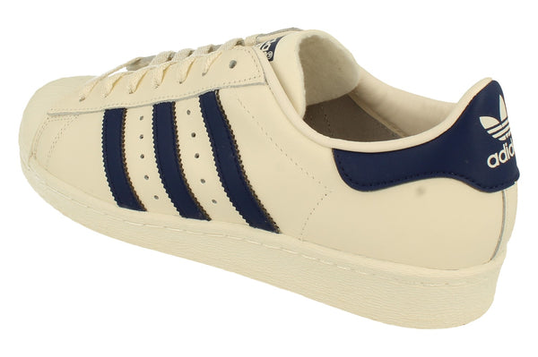 Adidas Originals Superstar 82 Mens Trainers Sneakers  GZ1537 - Off White Navy Blue Gz1537 - Photo 0