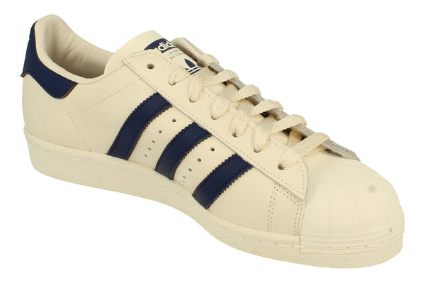 Adidas Originals Superstar 82 Mens Trainers Sneakers  GZ1537 - Off White Navy Blue Gz1537 - Photo 0