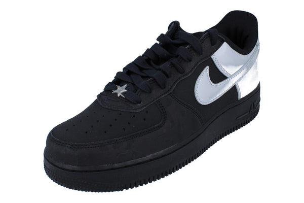 Nike Air Force 1 Low Retro Mens Trainers Hf2885 Sneakes Shoes 001 - Black Chrome Black 001 - Photo 0