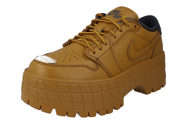 Nike Air Jordan 1 Brooklyn Low Womens Trainers Hf3184 700 - Wheat Anthracite Team Red 700 - Photo 0