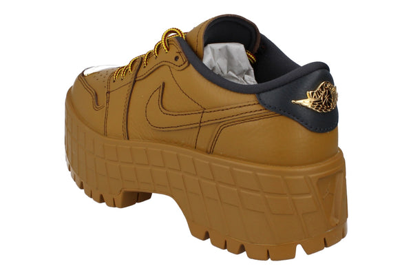 Nike Air Jordan 1 Brooklyn Low Womens Trainers Hf3184 700 - Wheat Anthracite Team Red 700 - Photo 0