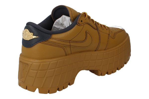 Nike Air Jordan 1 Brooklyn Low Womens Trainers Hf3184 700 - Wheat Anthracite Team Red 700 - Photo 0