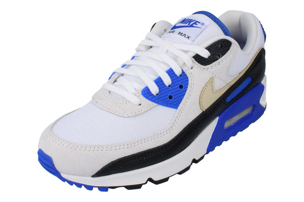 Nike Air Max 90 PRM Mens Trainers Hf3449 100 - White Khaki Racer Blue Black 100 - Photo 0